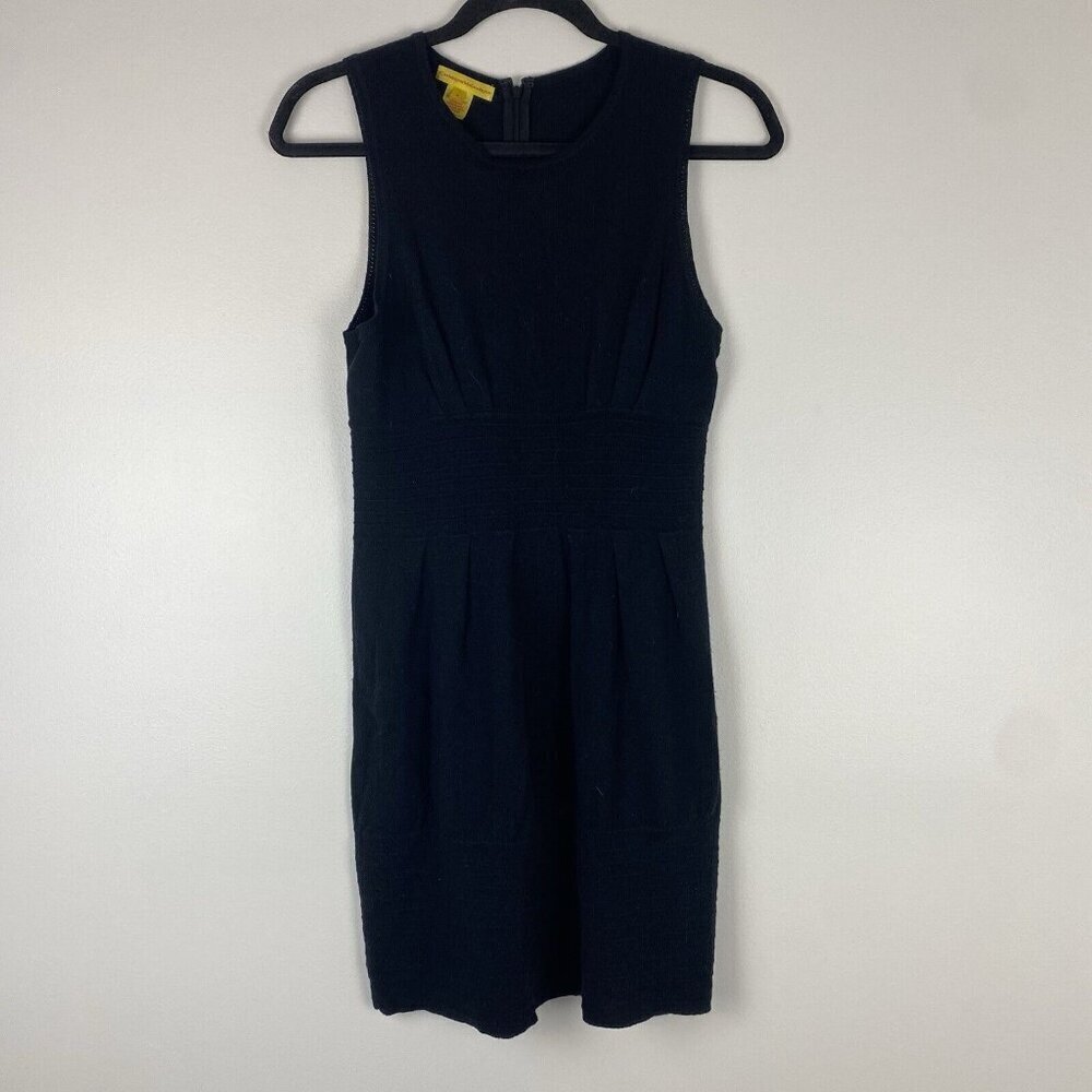 Catherine Malandrino Women's Sleeveless Sweater Dress Size S Black 100% Cashmere